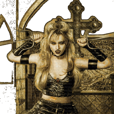 gothic woman - 免费动画 GIF