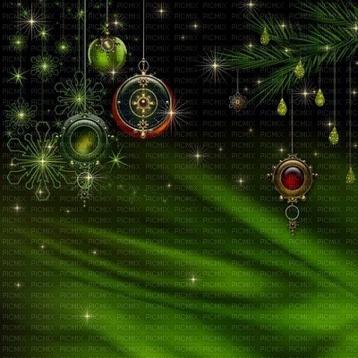 background-green-christmas - png ฟรี