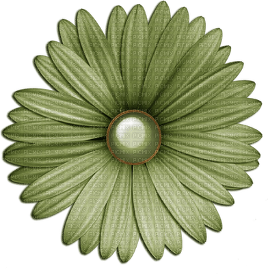 green-flower-deco-minou52 - PNG gratuit