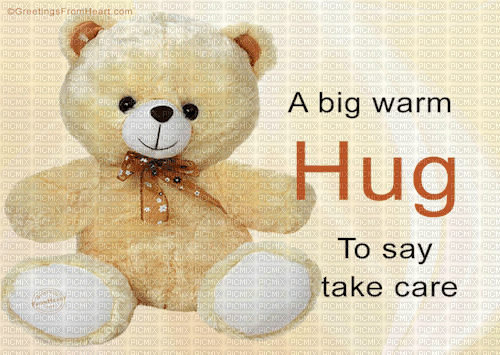 ani  nalle kram--bear--hug - GIF animé gratuit