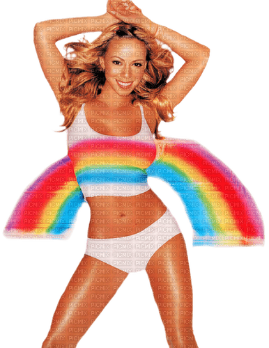 Mariah Carey.White - KittyKatLuv65 - ilmainen png