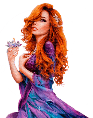 woman in purple by nataliplus - png grátis