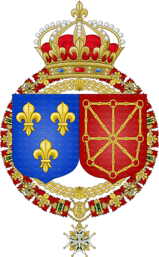 Armoirie du roi Coat of Arms of France and Navarre - png gratis