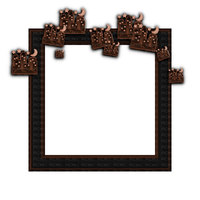 Small Black/Brown Frame - ilmainen png