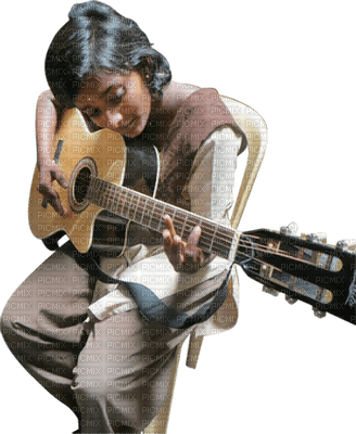 Kaz_Creations Woman Femme Playing Musical Instruments 🎸 - nemokama png