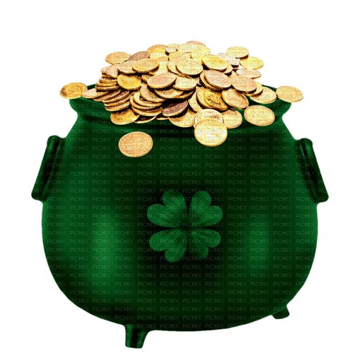 Pot Of Gold Coins - kostenlos png