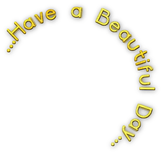 soave text have a beautiful day yellow - 免费PNG