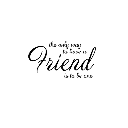 kikkapink be one friend text quote - Free PNG