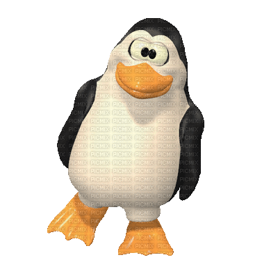 cecily-animation pingouin - Бесплатный анимированный гифка