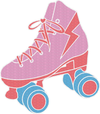 Roller Girl Skate - Bezmaksas animēts GIF