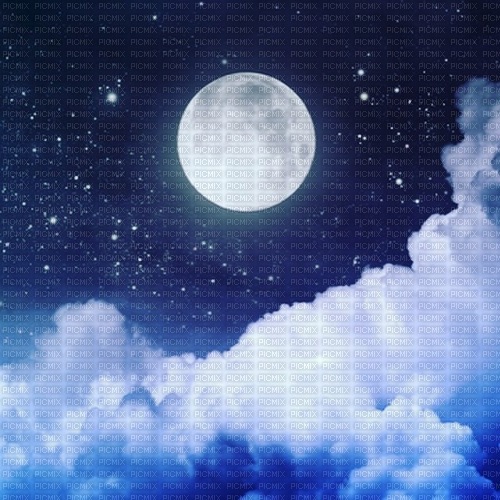 Night Sky w/Moon-RM - ingyenes png