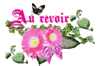 Au revoir - Δωρεάν κινούμενο GIF