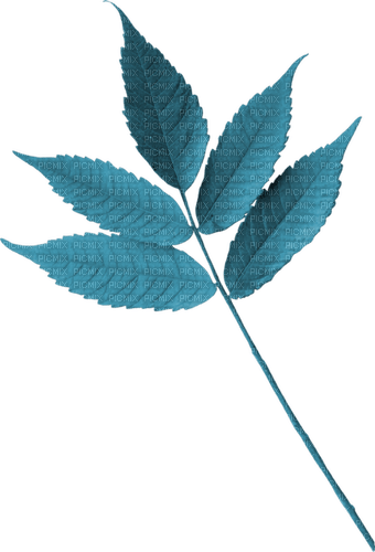 Branch.Blue.Leaves.Feuilles.Victoriabea - nemokama png