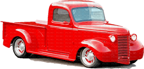 Vintage Red Truck - Free PNG