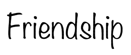 Kaz_Creations Text-Friendship - kostenlos png