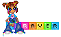 cute raver blinkie y2k rave - GIF animado gratis