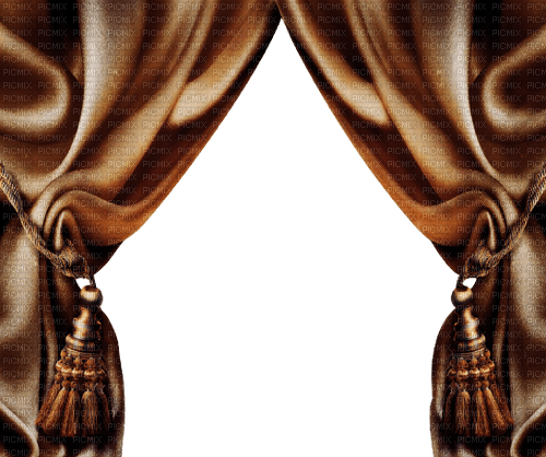 brown curtain - PNG gratuit