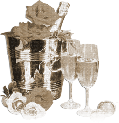 soave deco new year glass flowers  rose bottle - ingyenes png