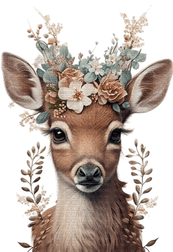 animal, flower, - PNG gratuit