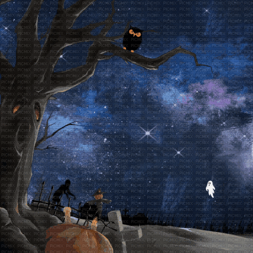 Halloween.Fond.Background.Victoriabea - Animovaný GIF zadarmo