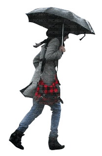 woman umbrella -Nitsa - 無料png