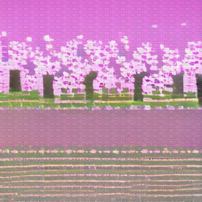 8-Bit Sakura Trees - 無料png