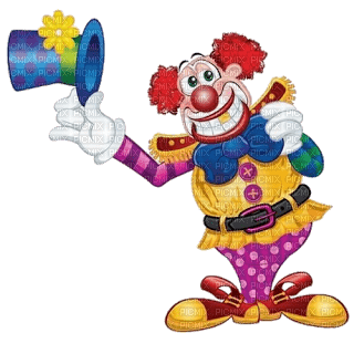Kaz_Creations Cartoon Baby Clown Circus - gratis png