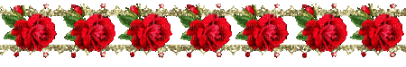 red roses border - Бесплатный анимированный гифка