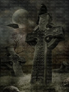 maj gif cimetière - Безплатен анимиран GIF