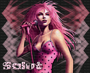 rock pink - Darmowy animowany GIF