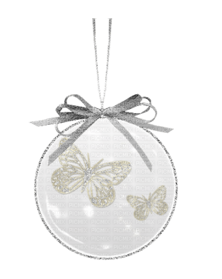 tube boules de Noël - png grátis