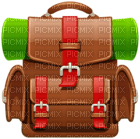 Kaz_Creations Deco Beach Tourist Backpack - 免费PNG