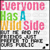 everyone has a wild side - бесплатно png