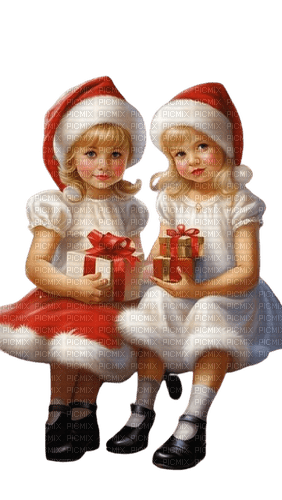 soeurs à Noël - zdarma png