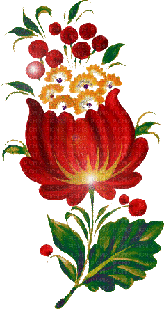 dekor virág - Darmowy animowany GIF
