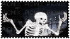 skeleton stamp by thecandycoating - GIF animé gratuit