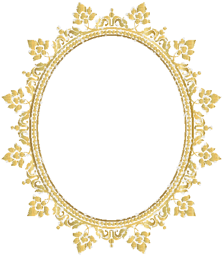 dolceluna oval frame glitter art deco animated - GIF animé gratuit