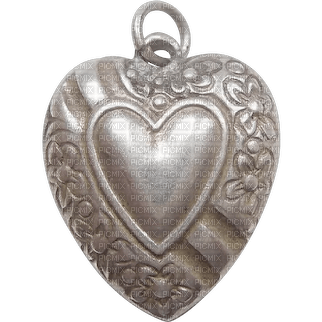 Silver Heart - PNG gratuit