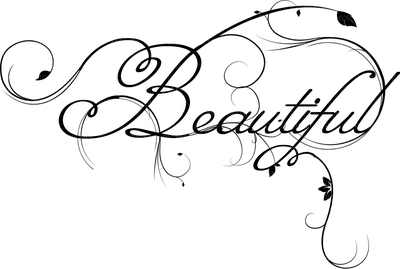Kaz_Creations Deco Tattoo Text Beautiful - PNG gratuit