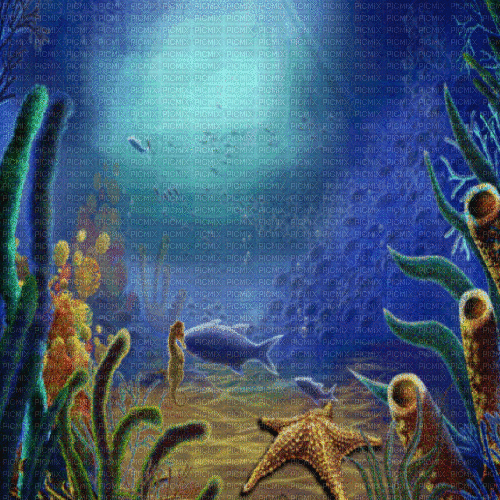 underwater sea mer - Бесплатни анимирани ГИФ