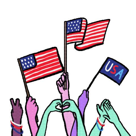 Proud Independence Day - Animovaný GIF zadarmo