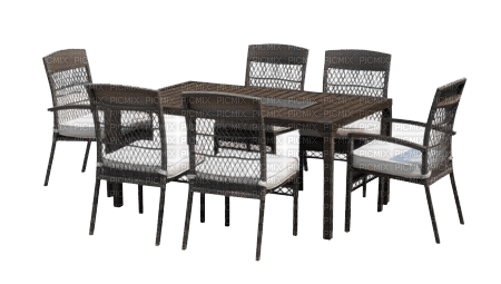 Kaz_Creations Garden-Table-Chairs - PNG gratuit