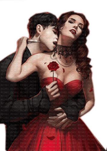Goth Couple - kostenlos png