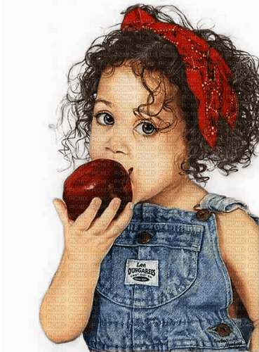 loly33 enfant pomme - безплатен png