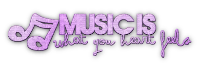 soave text music purple - Free PNG