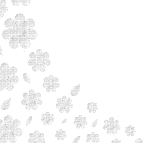 kikkapink flower white paper frame - PNG gratuit