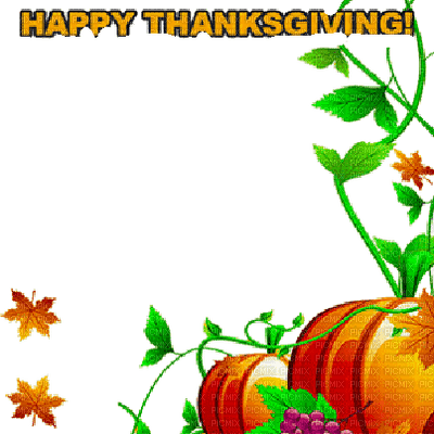 thanks giving frame - 免费PNG