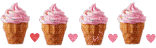 cupcake border - Darmowy animowany GIF