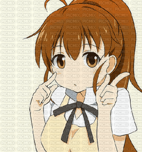 Anime Girl - Безплатен анимиран GIF