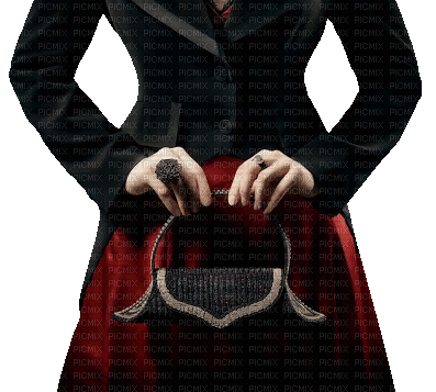 Woman Bag Red Black Beige  - Bogusia - Besplatni animirani GIF